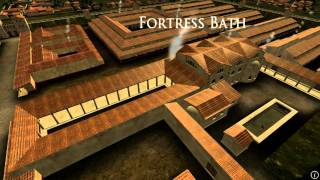 Animation of ancient Roman Fort in Caerleon Wales [upl. by Renner]