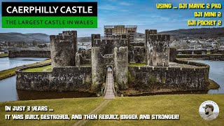 Caerphilly Castle  The Largest in Wales 2nd in Britain [upl. by Aihseym]