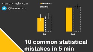 Ten Statistical Mistakes in 5 Min [upl. by Artema153]