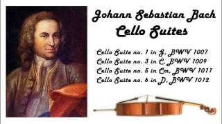 Johann Sebastian Bach  Cello suites in 432 Hz great for reading or studying [upl. by Geof142]