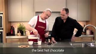 How to make a hot chocolate using an aerolatte milk frother [upl. by Jennica]